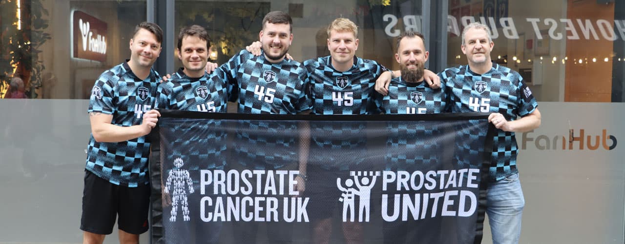 The FanHub team supporting Prostate United